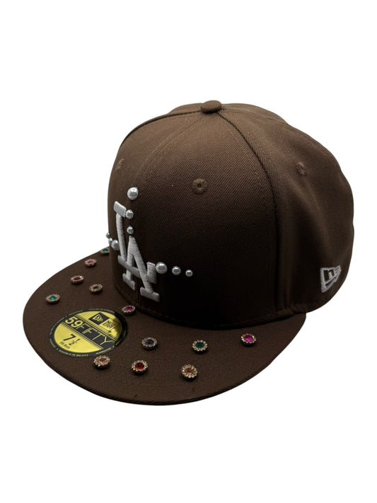 Brown LA "Japan Style" Fitted Cap