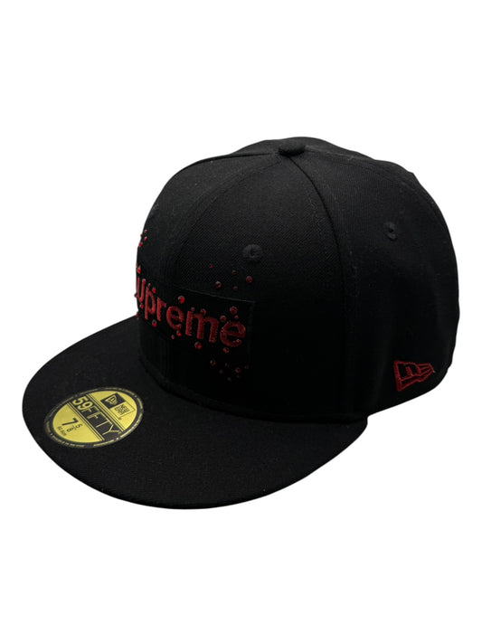 Black Supreme Red Fitted Cap
