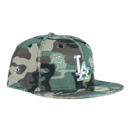 LA Camo Fitted "Bullet Pearls" Cap