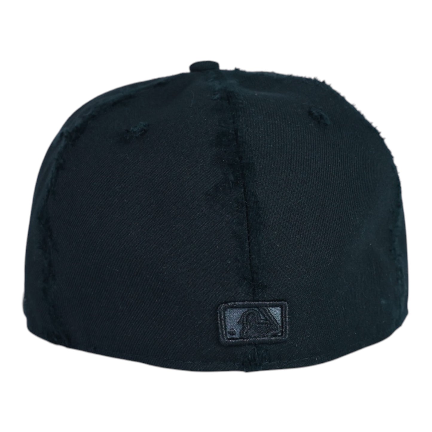 Black Spider Fitted "Distressed" Cap
