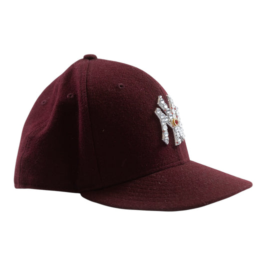 Red NY "Iced Red" Fitted Cap