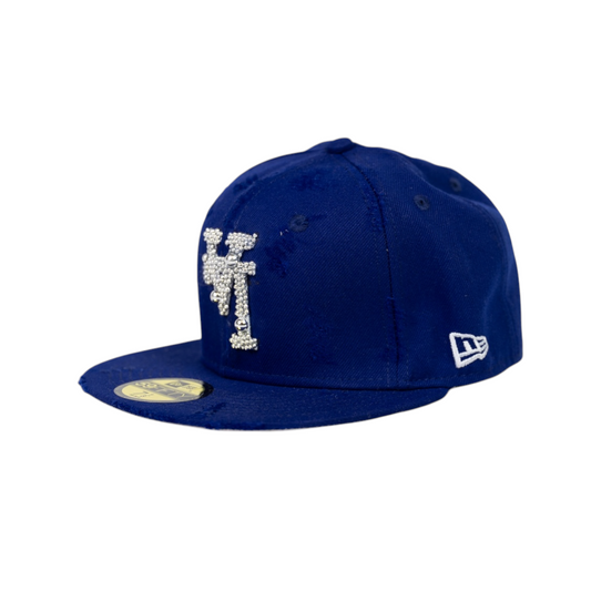 ROYAL BLUE LA "INVERTED CHROME" CAP