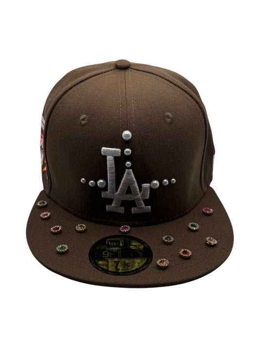 Brown LA "Japan Style" Fitted Cap