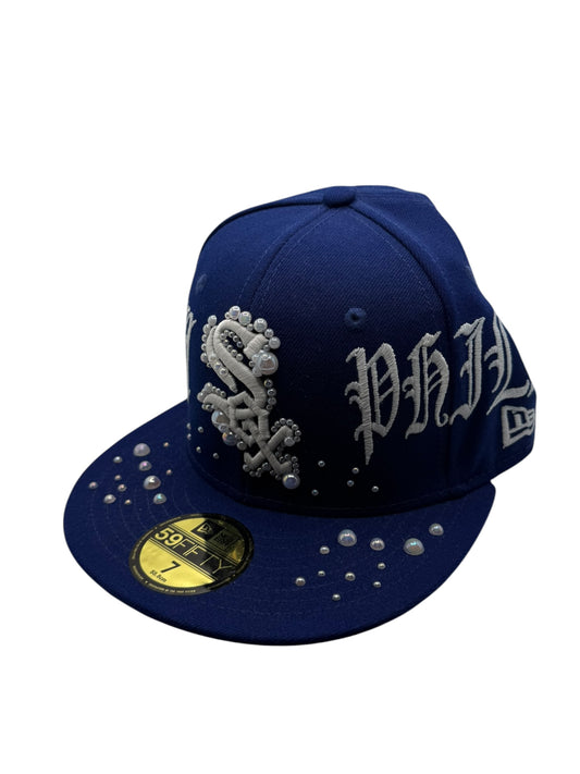 Blue SOX "Pearl Shower" Fitted Cap