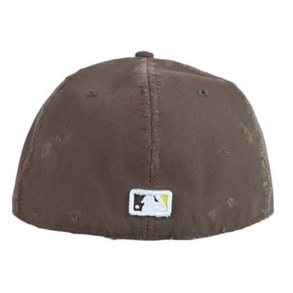 Brown SD Fitted "Golden Pearls Logo" Cap