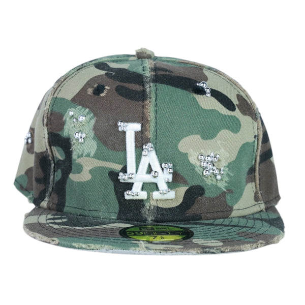 LA Camo Fitted "Bullet Pearls" Cap