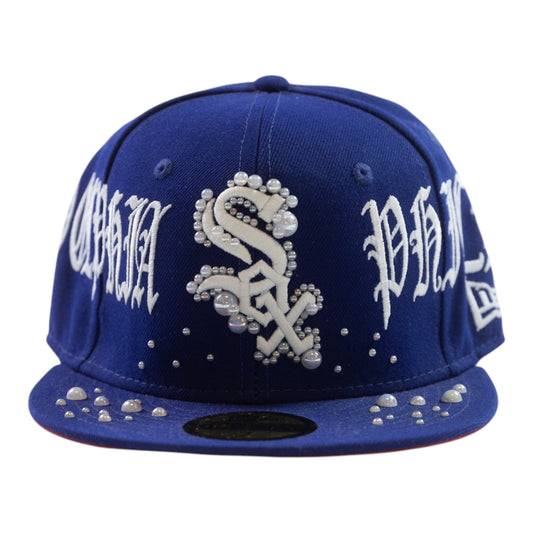 Blue SOX "Pearl Shower" Fitted Cap