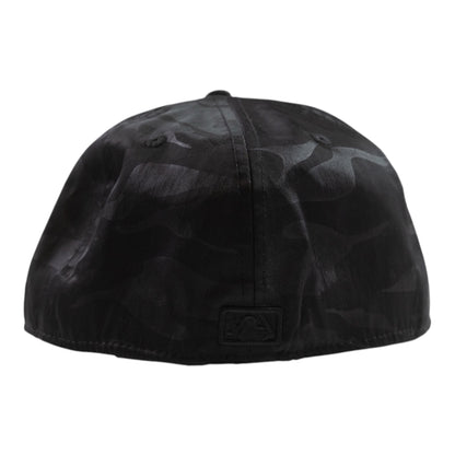 Black Camo NY "Iced" Fitted Cap