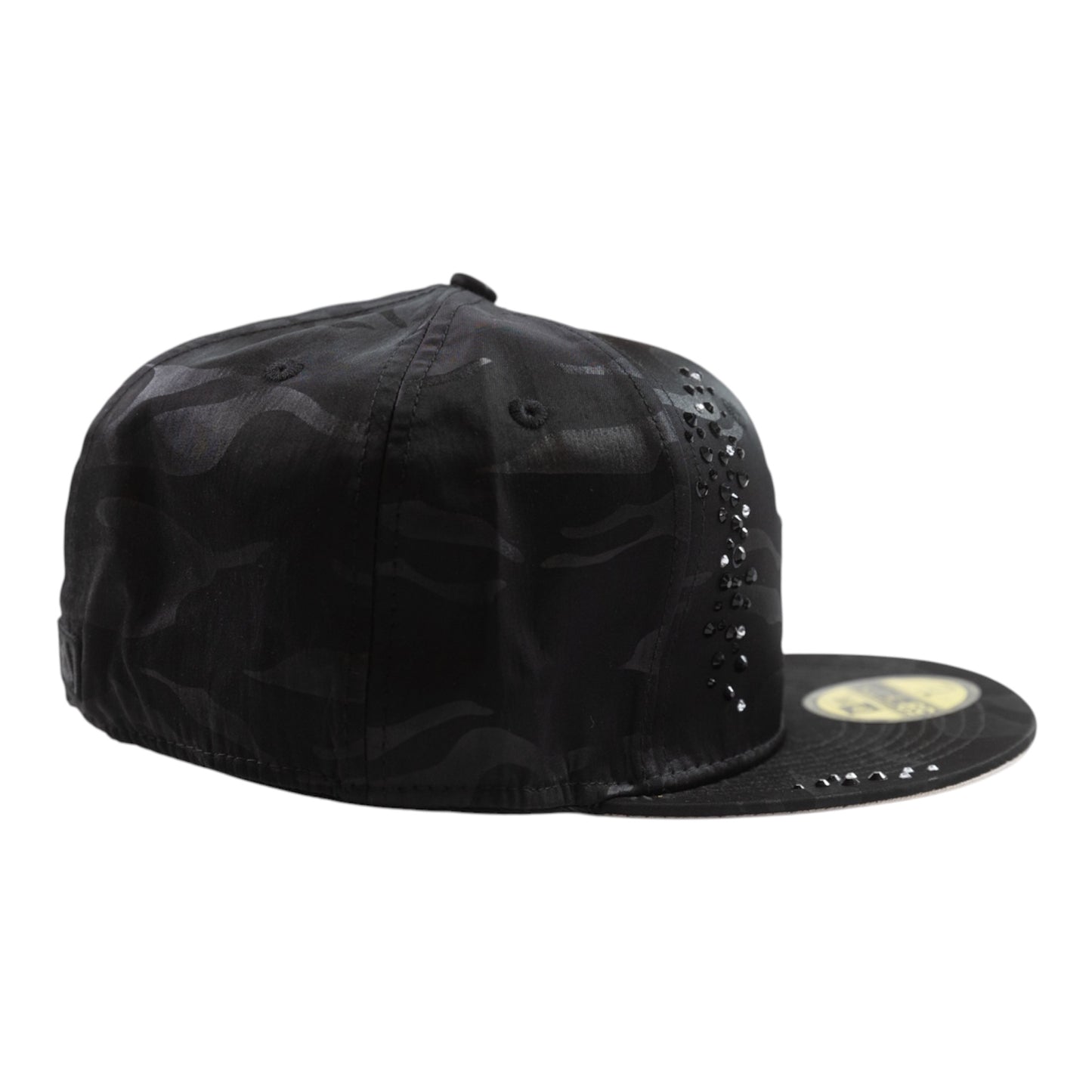 Black Camo NY "Iced" Fitted Cap