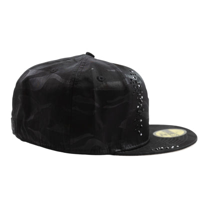 Black Camo NY "Iced" Fitted Cap