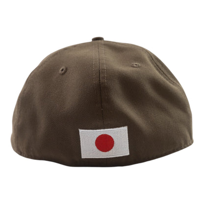 Brown LA "Japan Style" Fitted Cap