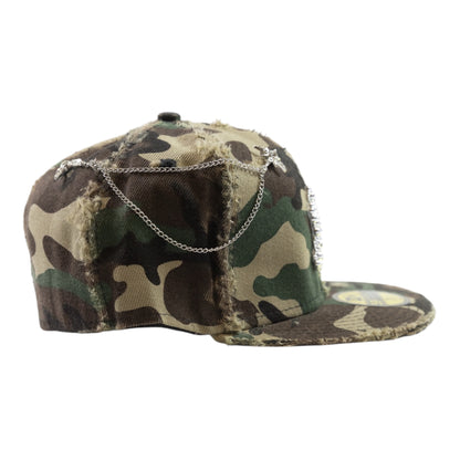 NY CAMO "BULLET PEARLS" FITTED CAP