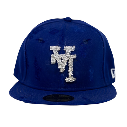 ROYAL BLUE LA "INVERTED CHROME" CAP