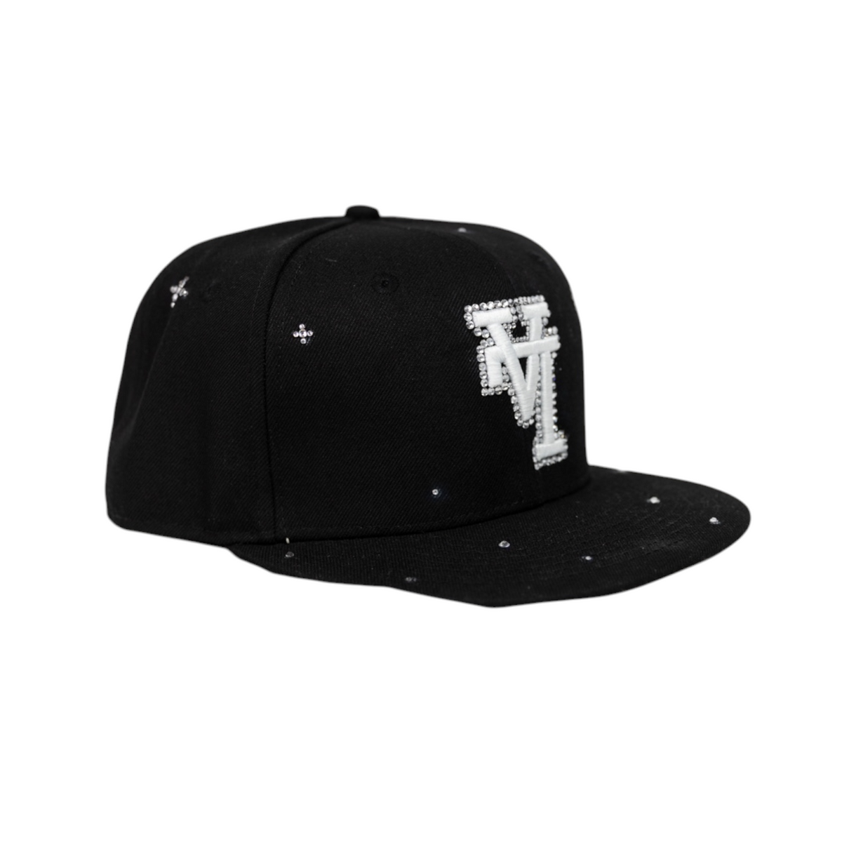 BLACK UPSIDE DOWN LA STARS CAP