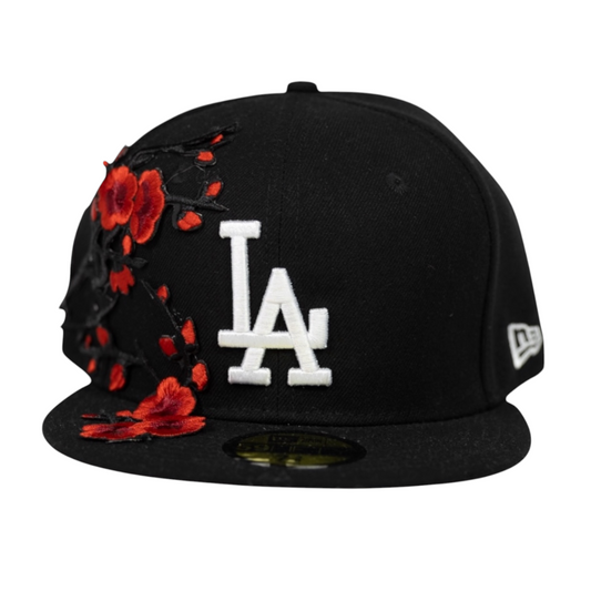 DARK LA "RED BLOSSOM" CAP