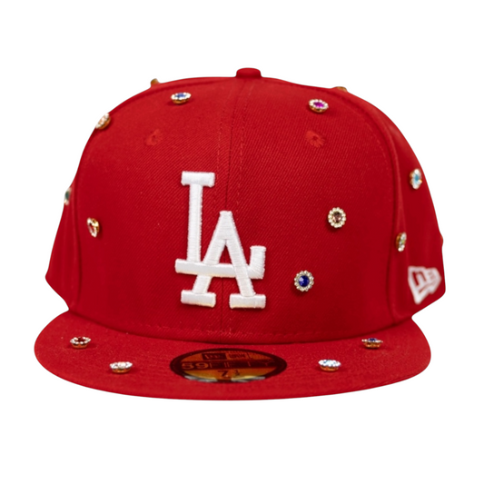 RED LA "MULTIPLE COLORS" CAP